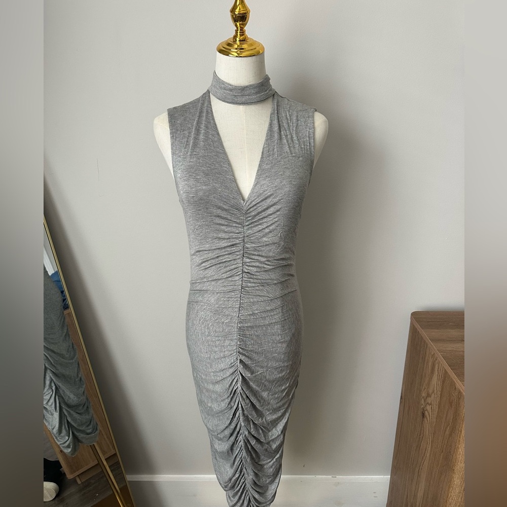 Bailey 44 Light Heather Gray Knit Top-M